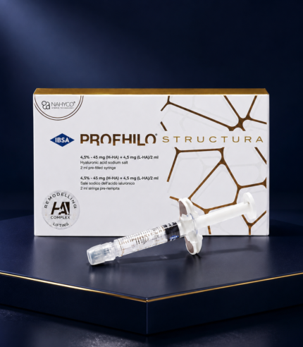 Profhilo Structura 1 x 2ml injectable skin remodelling treatment with product box and syringe