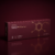Mesoten NAD+ Premium burgundy box photographed on a luxury dark studio background