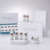Revacoll Advanced Collagen Powder display with product boxes and collagen powder vials