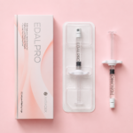 Edal Pro box with blister-packed pre-filled syringe and loose syringe flat lay