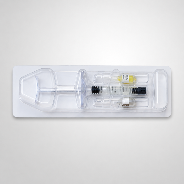 Lapiena Classic 1ml prefilled syringe and sterile blister pack
