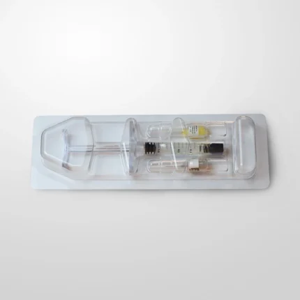 Lapiena Sub-Q filler synringe on a flat surface