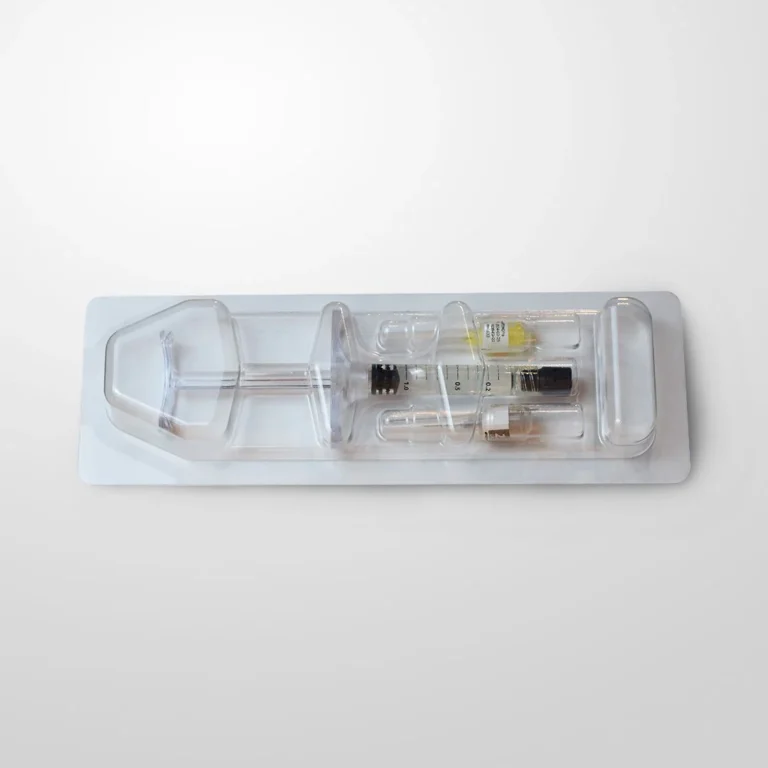 Lapiena Sub-Q filler synringe on a flat surface