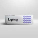 Lapiena Sub-Q filler synringe package horizontally on a white surface