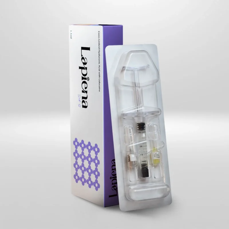 Lapiena Sub-Q filler package with syringe
