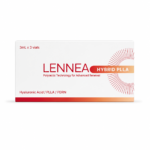 Front of Lennea Hybrid PLLA 3ml x 3 vials outer box