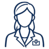 Female pharmacists icon